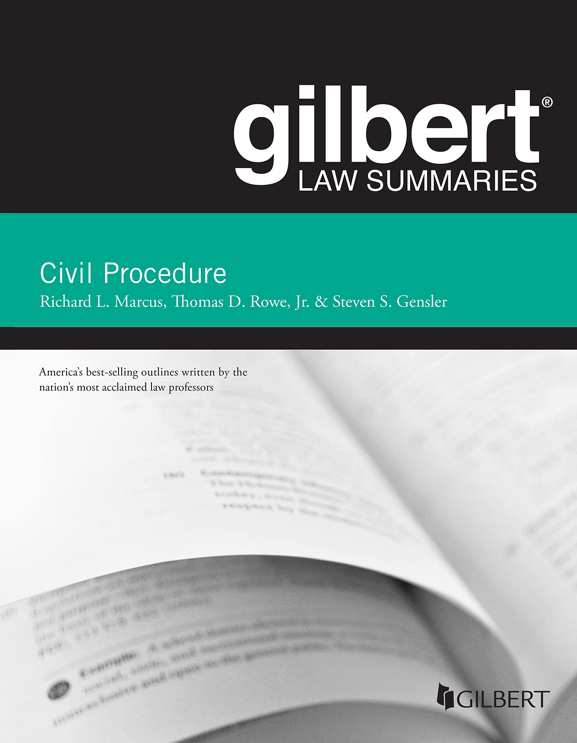 Cover of Gilbert Law Summary on Civil Procedure