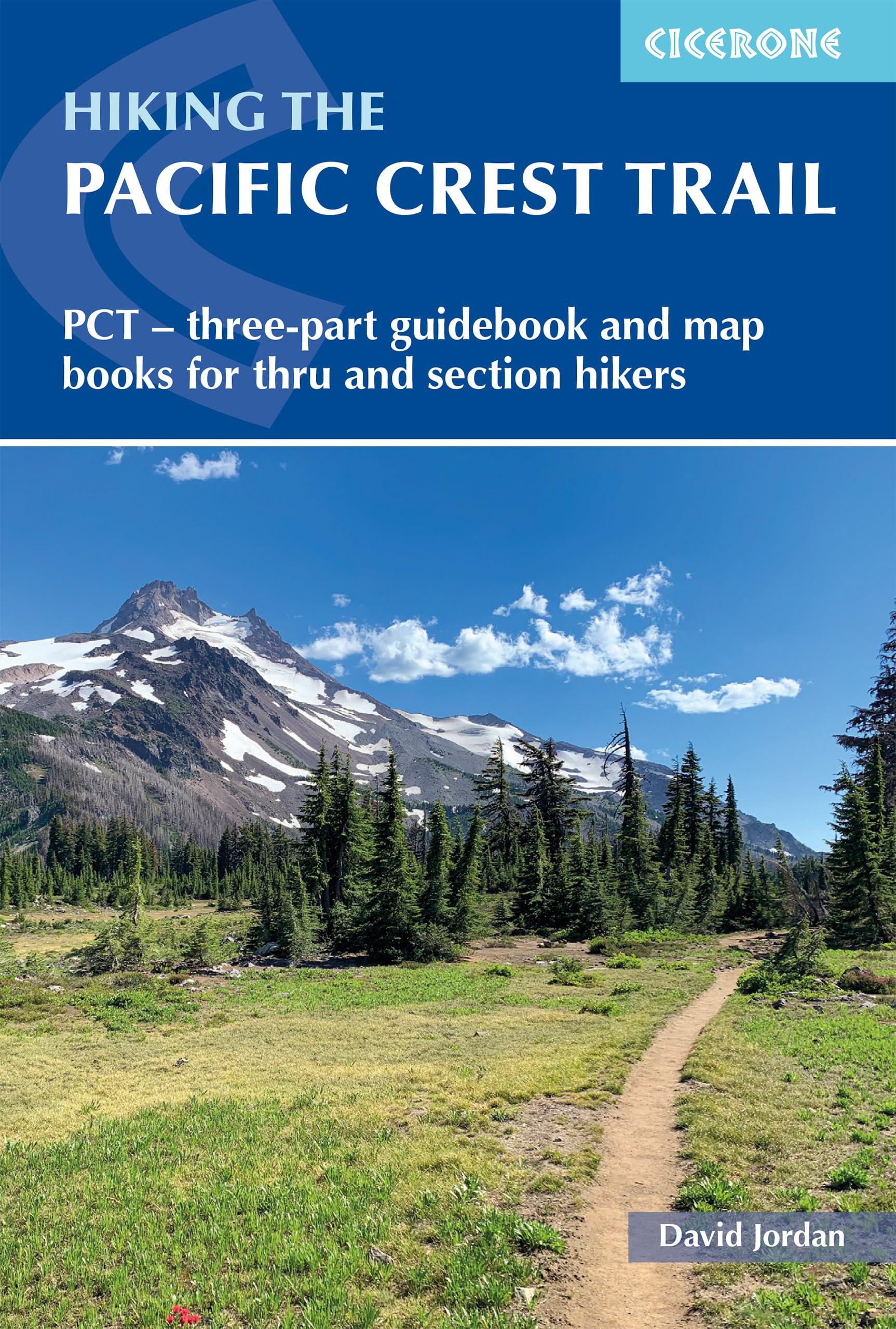 Cover of Hiking the Pacific Crest Trail: PCT – three-part guidebook and map books for thru and section hikers