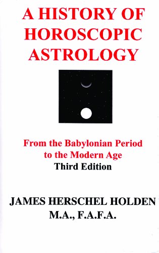 Cover of A History of Horoscopic Astrology