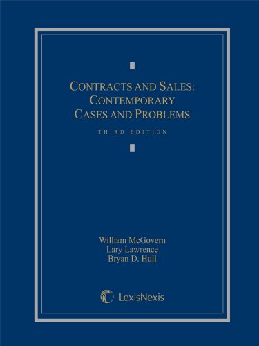 Cover of Contracts and Sales: Contemporary Cases and Problems, 3rd Edition