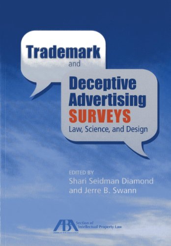Cover of Trademark and Deceptive Advertising Surveys: Law, Science, and Design