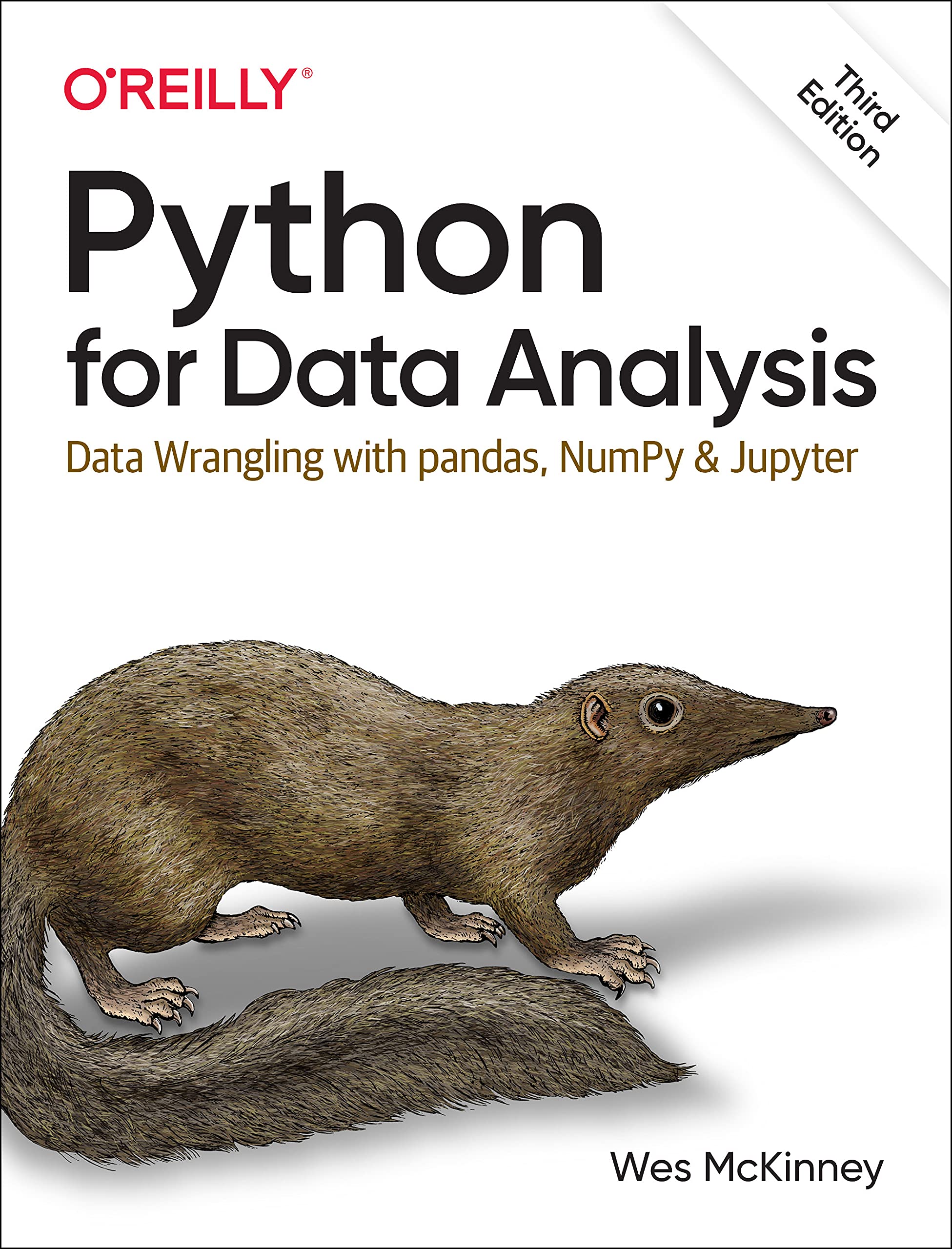 Cover of Python for Data Analysis: Data Wrangling with pandas, NumPy, and Jupyter