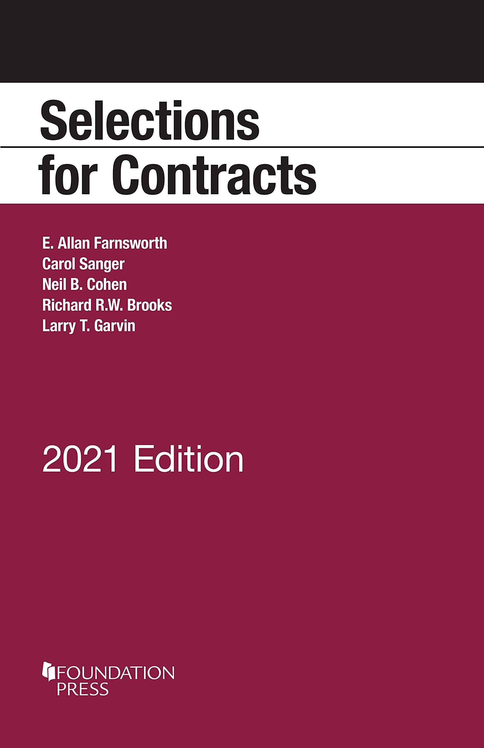 Cover of Selections for Contracts, 2021 Edition (Selected Statutes)