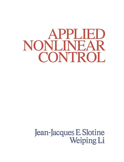 Cover of Applied Nonlinear Control