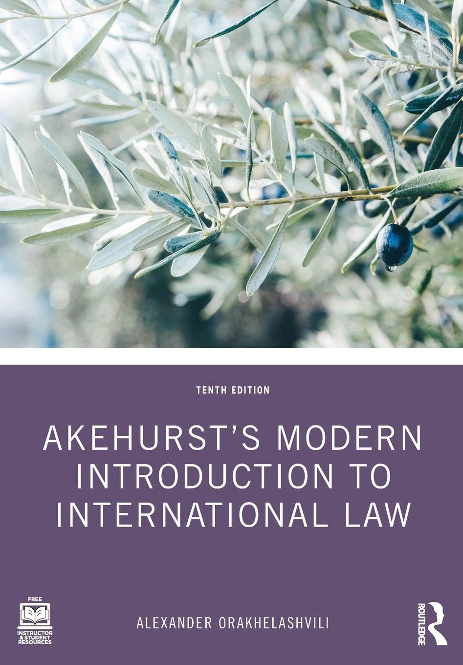 Cover of Akehurst's Modern Introduction to International Law