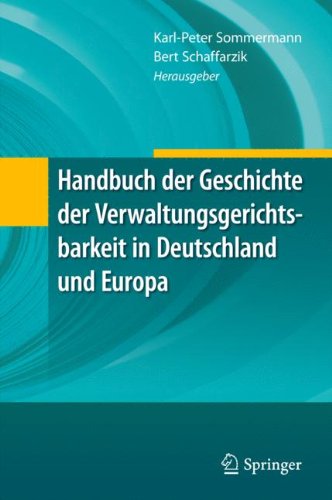 Cover of Handbuch der Geschichte der Verwaltungsgerichtsbarkeit in Deutschland und Europa (German Edition)