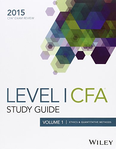Cover of Wiley Study Guide for 2015 Level I CFA Exam: Complete Set