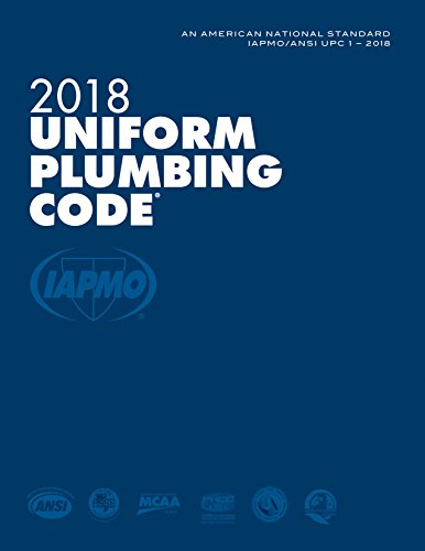 Cover of 2018 Uniform Plumbing Code with Tabs