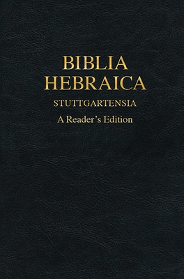Cover of Biblia Hebraica Stuttgartensia (Bhs), a Reader's Edition, Hardcover (Imitation Leather) (Flexisoft, Black)