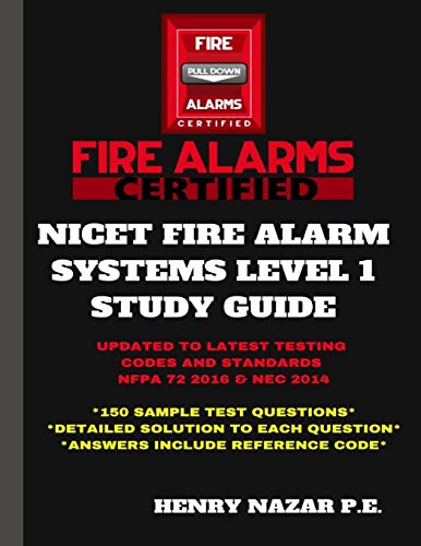 Cover of NICET Fire Alarm Systems Level 1 Study Guide
