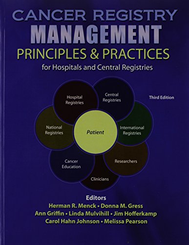 Cover of Cancer Registry Management: Principles AND Practices for Hospitals and Central Registries