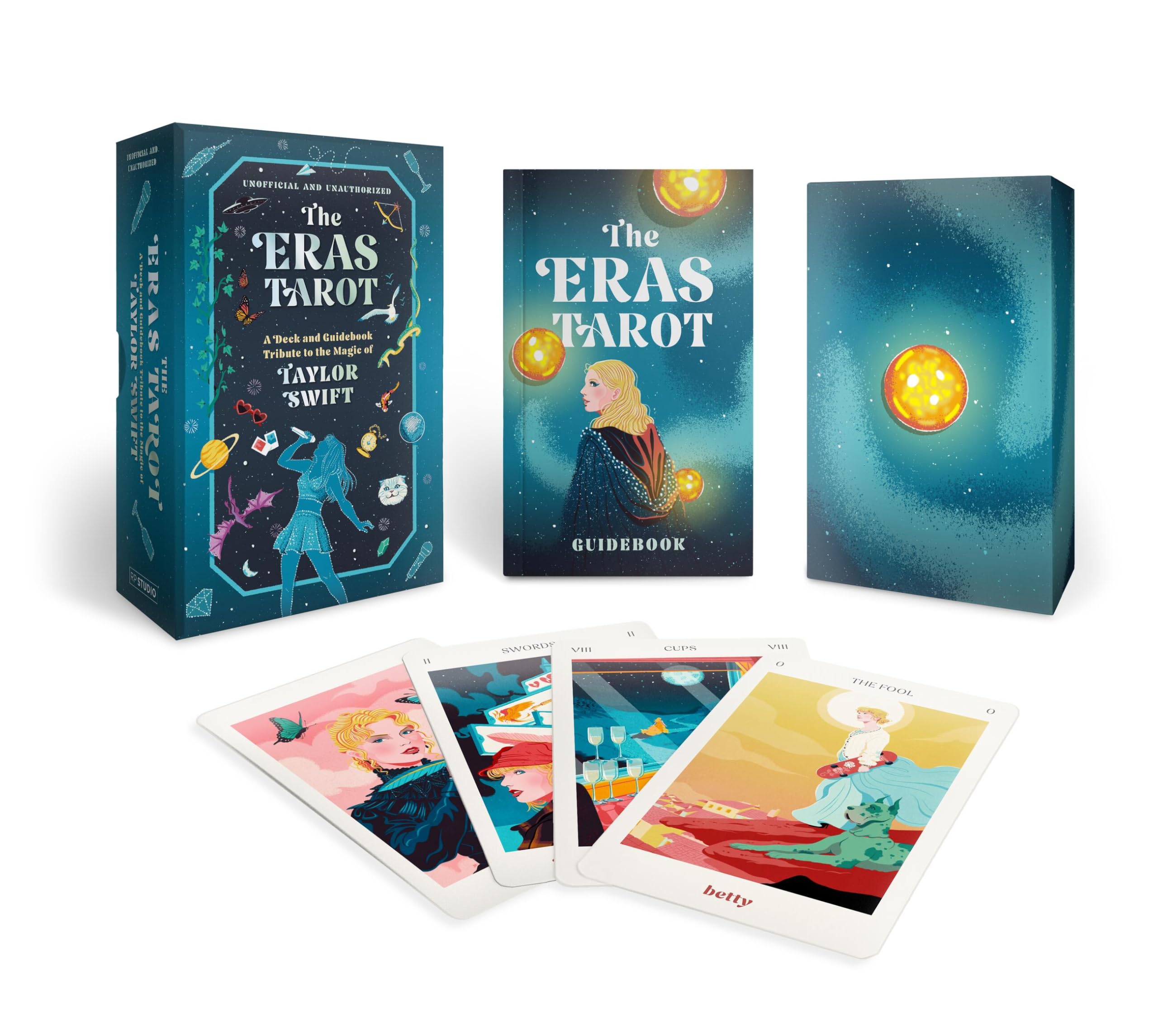 Cover of The Eras Tarot: A Deck and Guidebook Tribute to the Magic of Taylor Swift (Unofficial and Unauthorized)