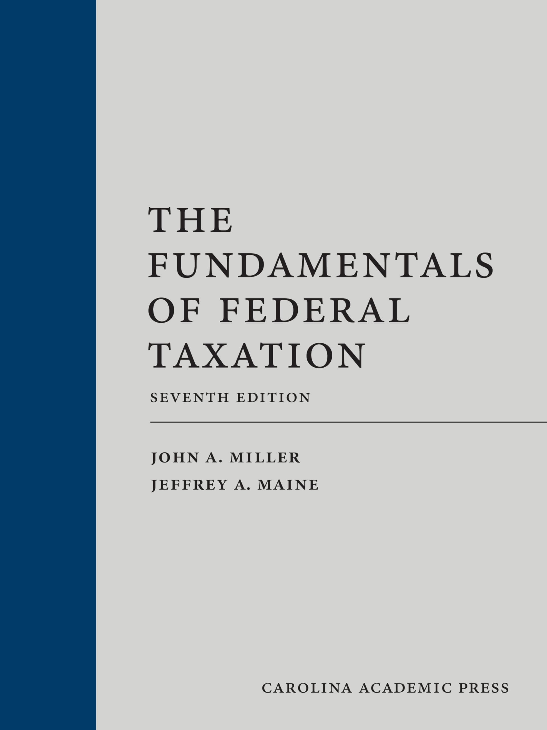 Cover of The Fundamentals of Federal Taxation