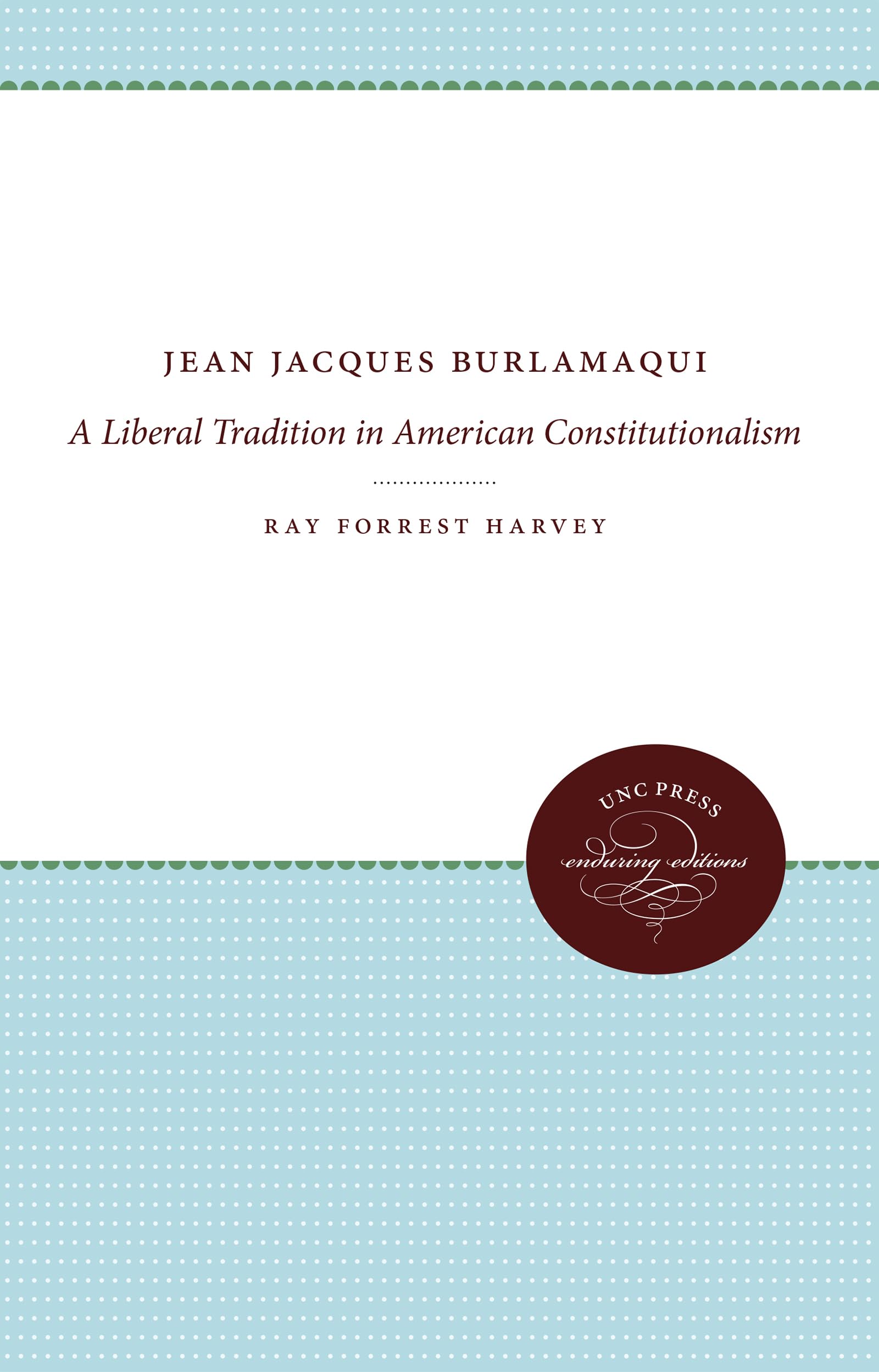 Cover of Jean Jacques Burlamaqui