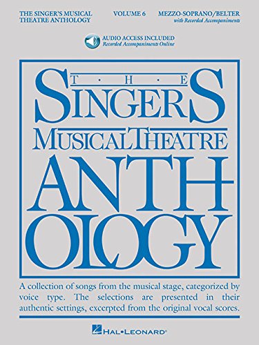 Cover of The Singer's Musical Theatre Anthology - Volume 6: Mezzo-Soprano/Belter Book/Online Audio