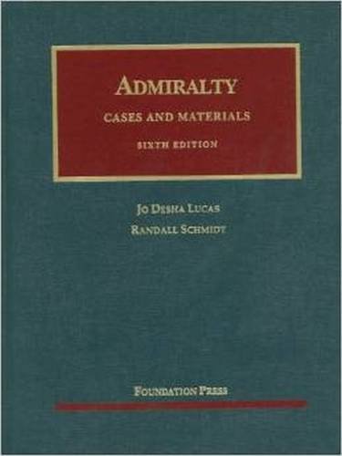 Cover of Admiralty: Cases and Materials