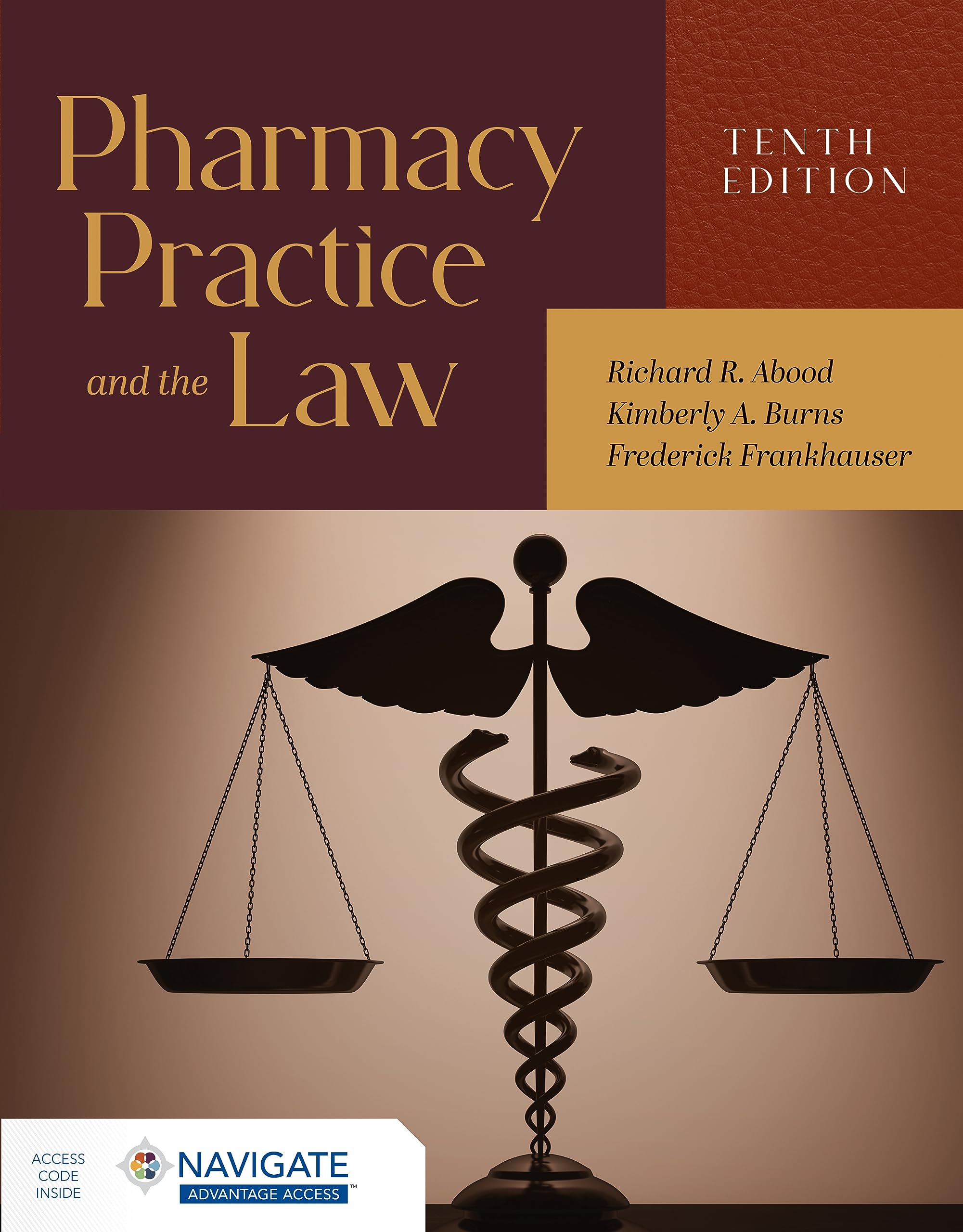 Cover of Pharmacy Practice and the Law with Navigate Advantage Access
