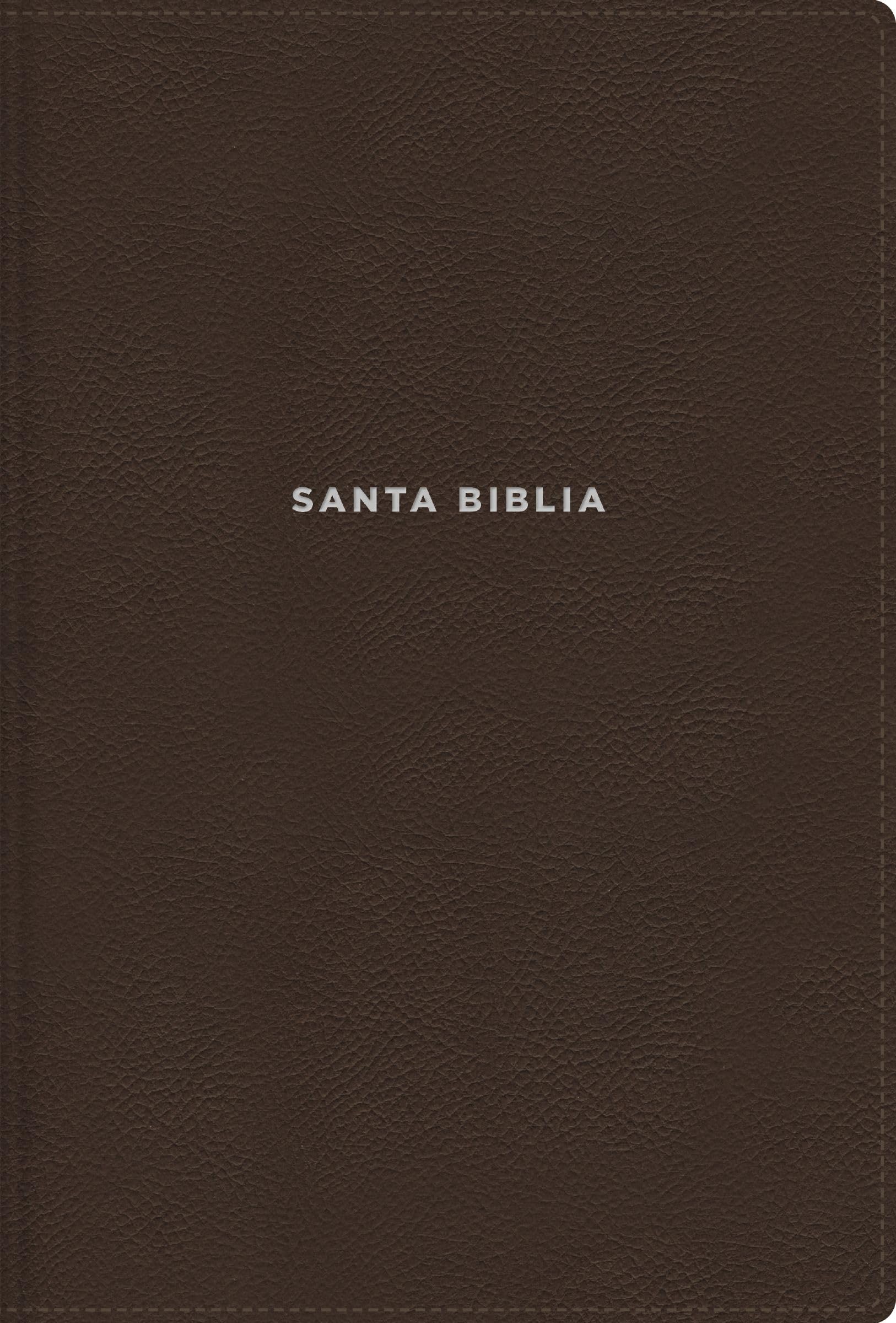 Cover of NVI, Biblia de Estudio actualizada, Revisión 2022, Leathersoft, Café, Letra grande, Interior a color, Palabras de Jesús en Rojo, Comfort Print (Spanish Edition)