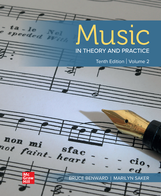Cover of Music in Theory and Practice Volume 2
