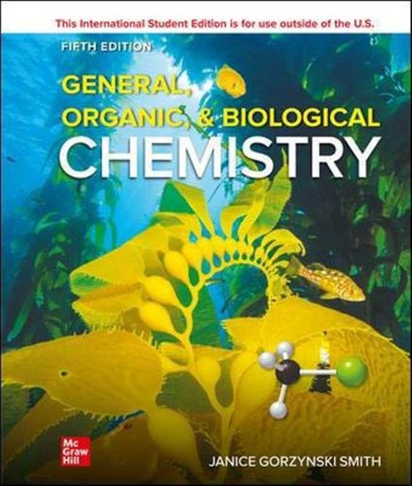 Cover of ISE General, Organic, & Biological Chemistry (ISE HED WCB CHEMISTRY)