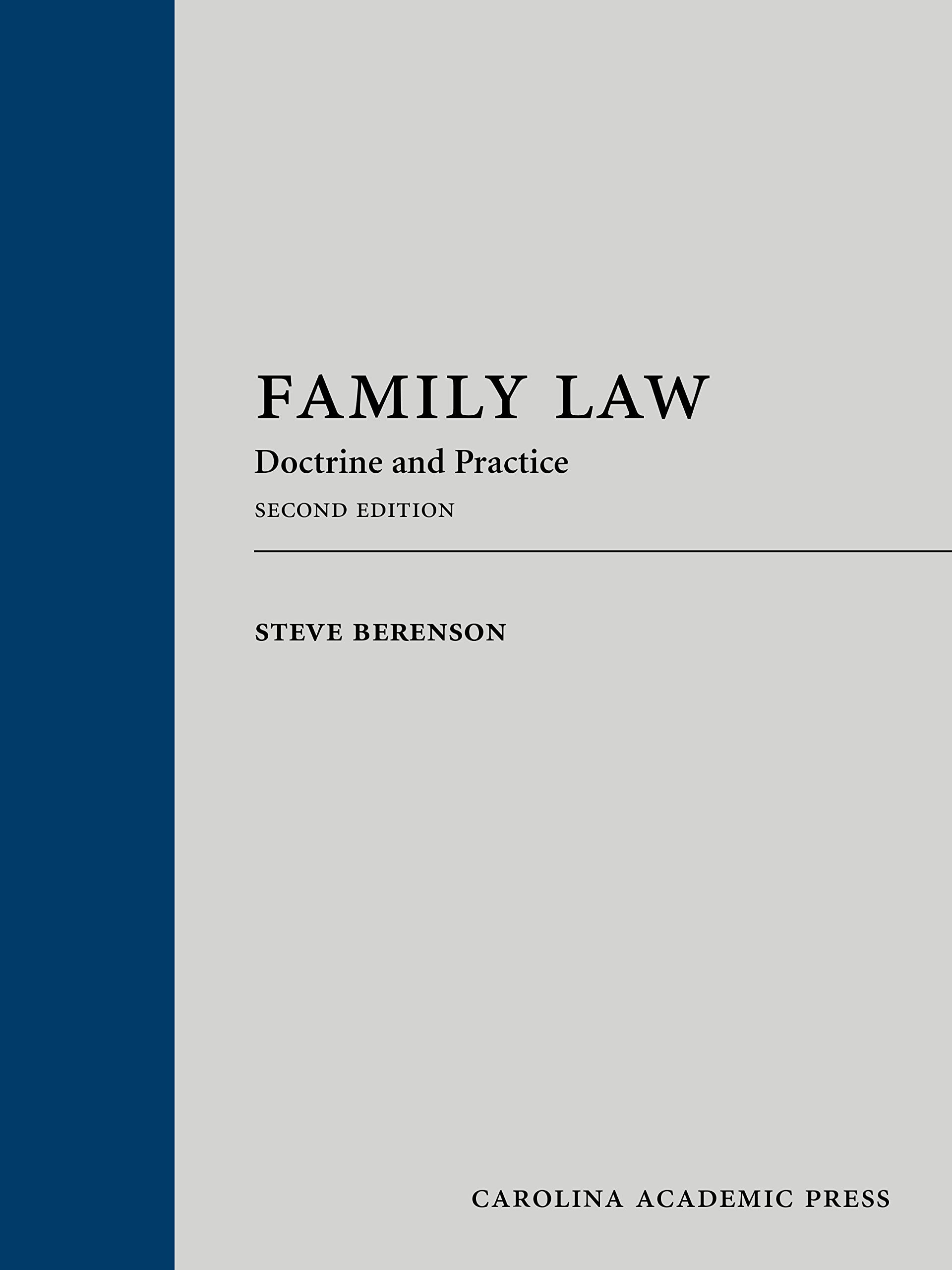 Cover of Family Law: Doctrine and Practice