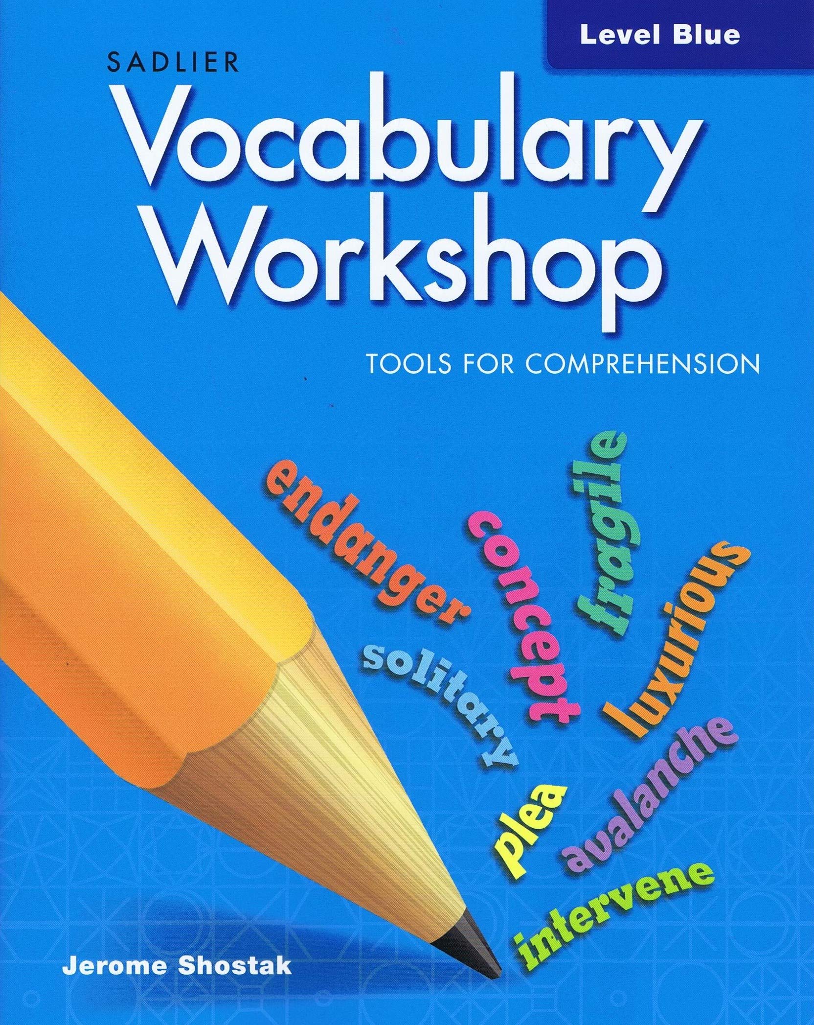Cover of (Level Blue) 2021 Vocabulary Workshop Tools For Comprehension