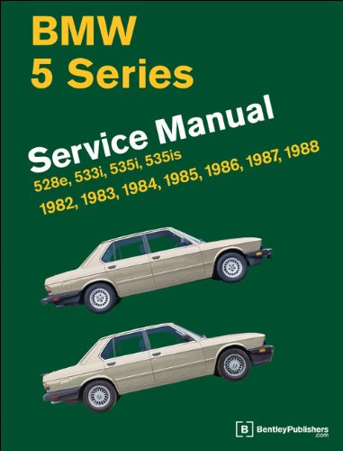 Cover of BMW 5 Series (E28) Service Manual: 1982, 1983, 1984, 1985, 1986, 1987, 1988