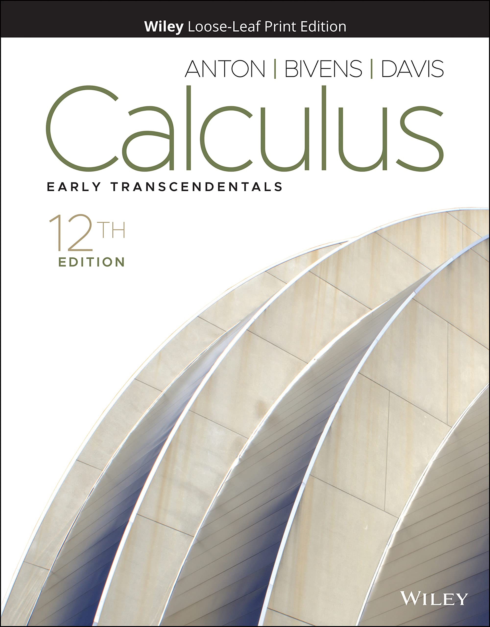 Cover of Calculus: Early Transcendentals