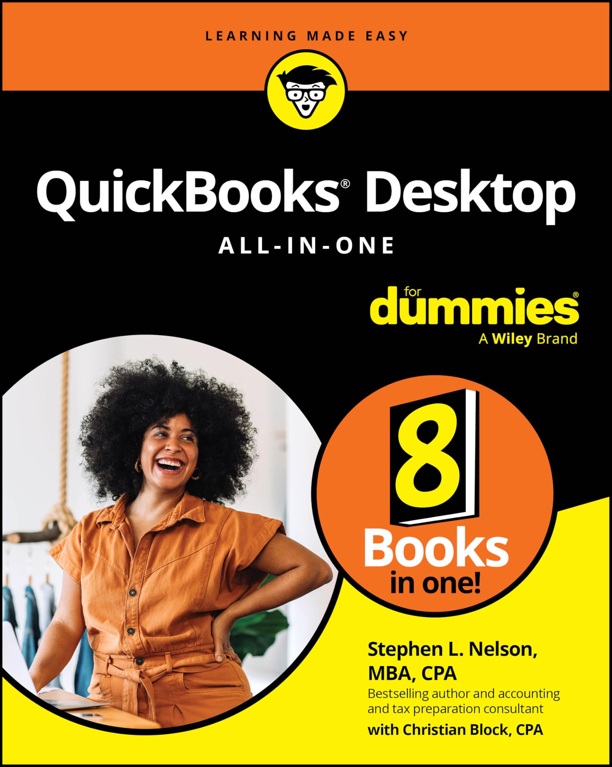 Cover of QuickBooks Desktop All-In-One For Dummies