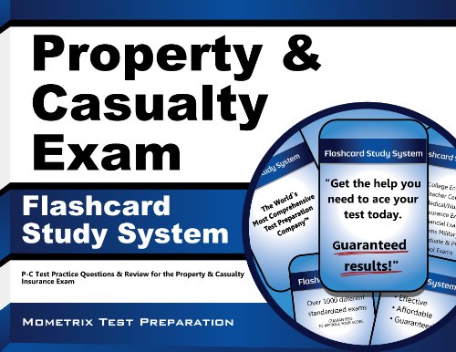 Cover of Property & Casualty Exam Flashcard Study System: P-C Test Practice Questions & Review for the Property & Casualty Insurance Exam (Cards)