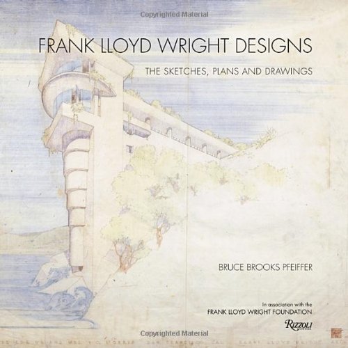 Cover of Frank Lloyd Wright Designs: The Sketches, Plans, and Drawings