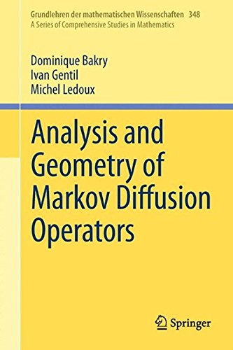 Cover of Analysis and Geometry of Markov Diffusion Operators (Grundlehren der mathematischen Wissenschaften)