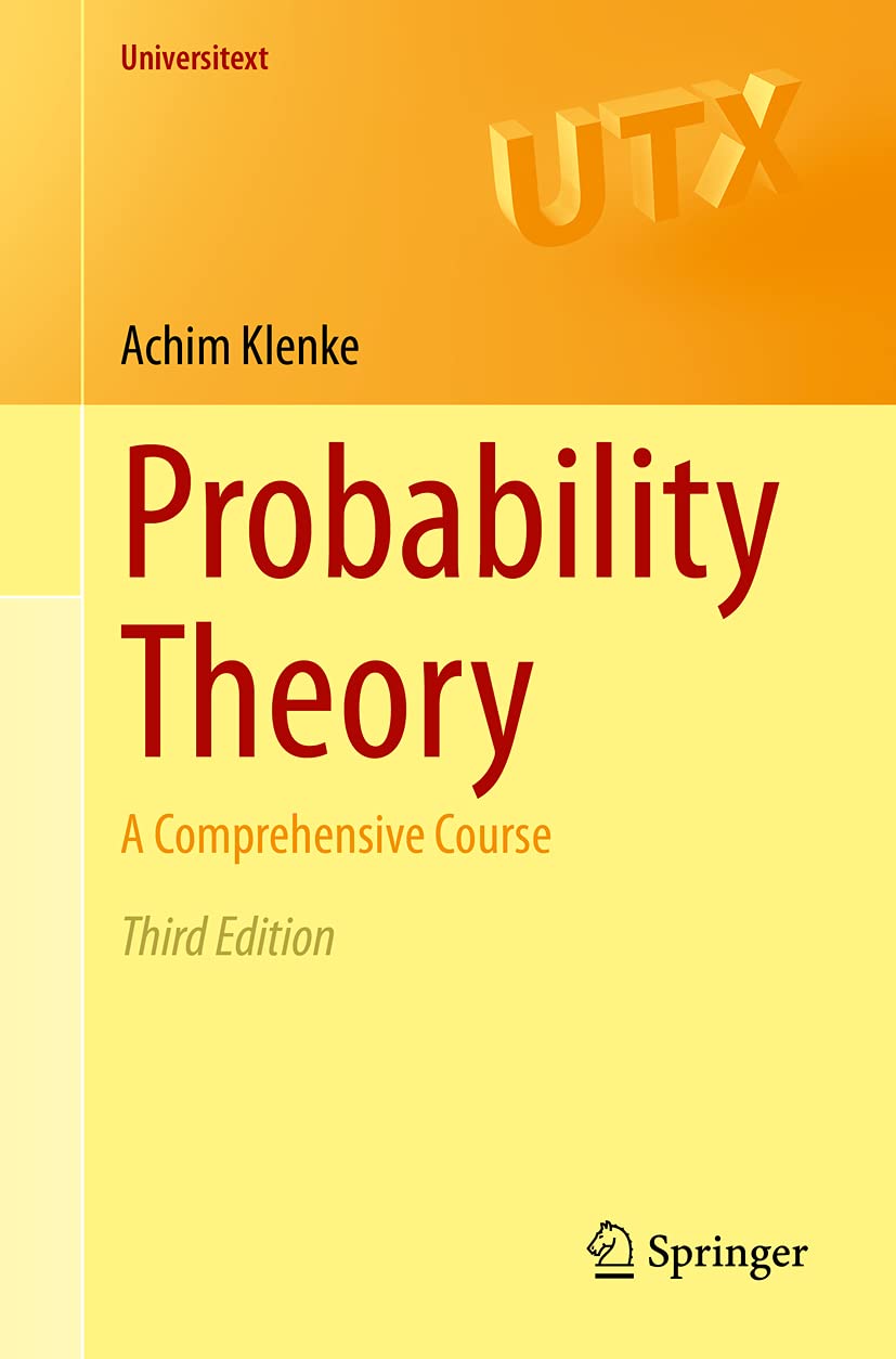 Cover of Probability Theory: A Comprehensive Course (Universitext)