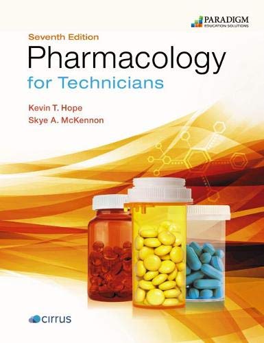 Cover of Pharmacology for Technicians: Text (Pharmacy Technician)