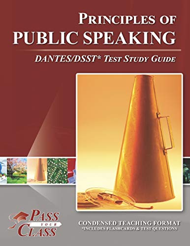 Cover of Principles of Public Speaking DANTES/DSST Test Study Guide