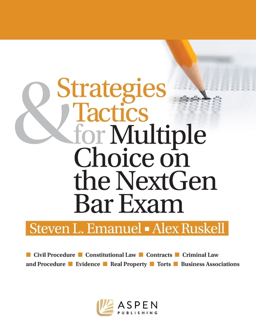 Cover of Strategies & Tactics for Multiple Choice on the NextGen Bar Exam