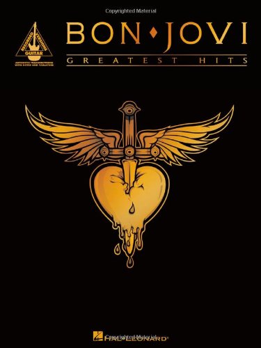 Cover of Bon Jovi Guitar Tab Songbook Greatest Hits Includes Livin' on a Prayer, Wanted Dead or Alive, It's My Life, You Give Love a Bad Name, Bad Medicine and