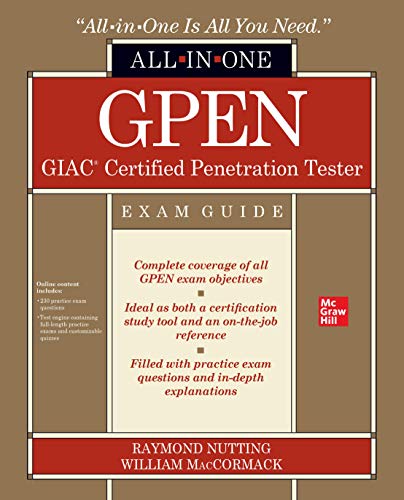 Cover of GPEN GIAC Certified Penetration Tester All-in-One Exam Guide