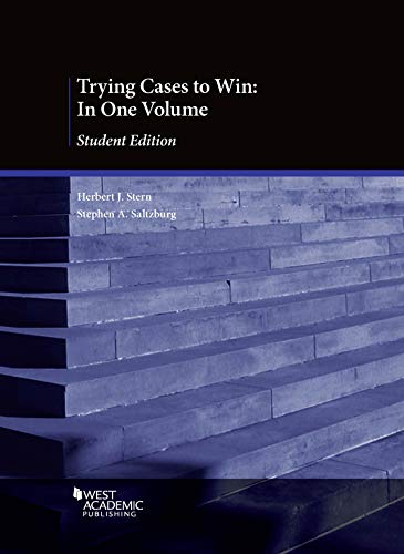 Cover of Trying Cases to Win: In One Volume, Student Edition (American Casebook Series)