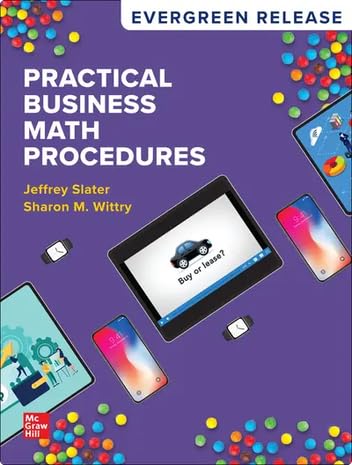 Cover of Loose Leaf for Practical Business Math Procedures: 2025 Release