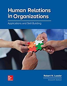 Cover of Human Relations in Organizations: Applications and Skill Building