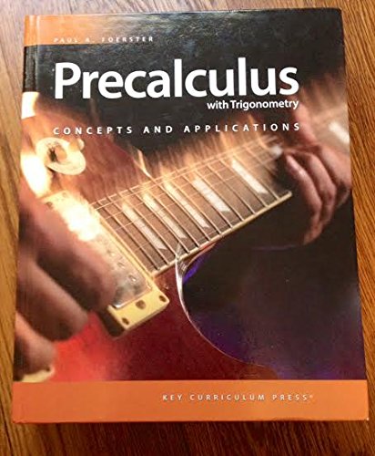 Cover of PRECALCULUS WITH TRIGONOMETRY