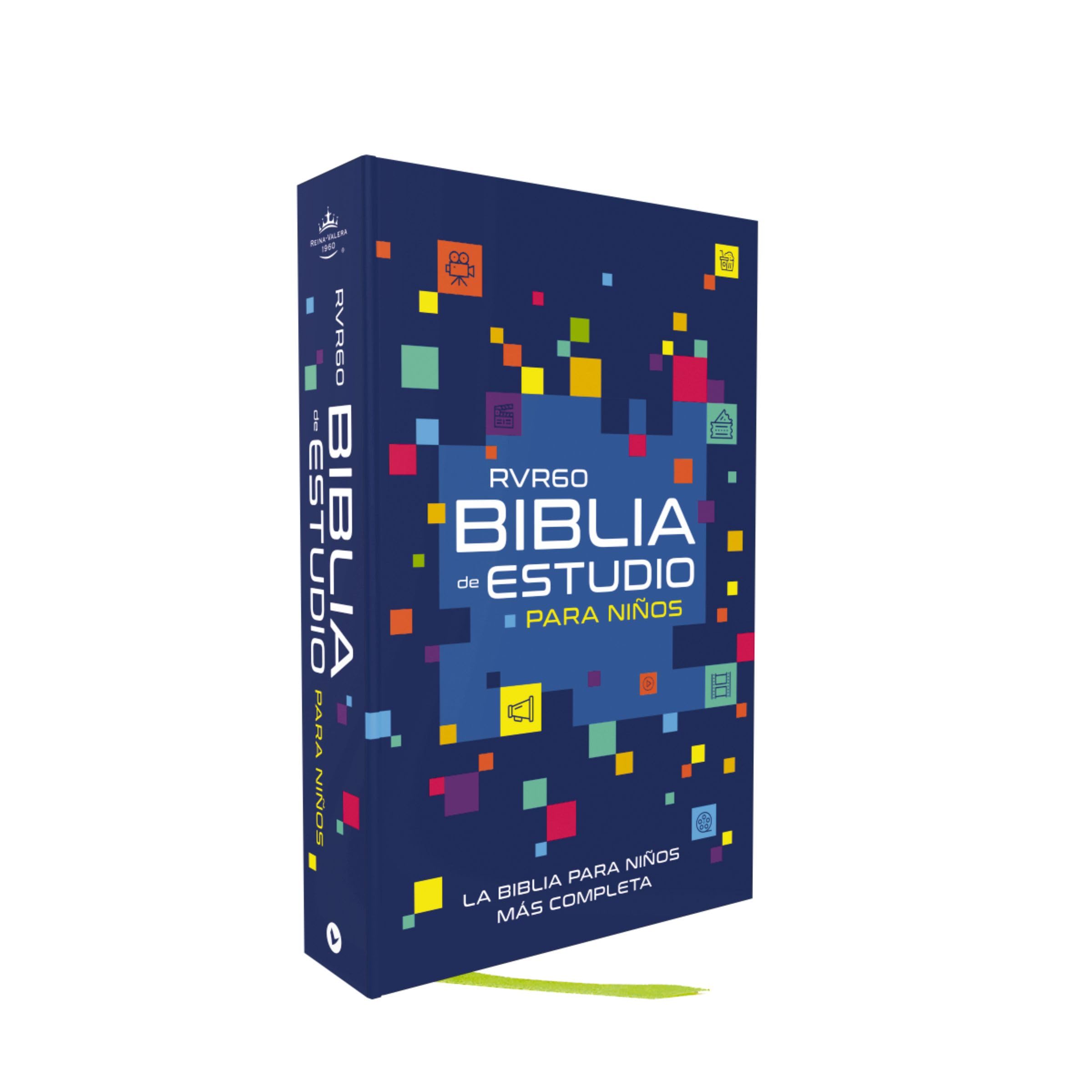 Cover of RVR60 Biblia de estudio para niños, Tapa dura: La Biblia para niños más completa (Spanish Edition)