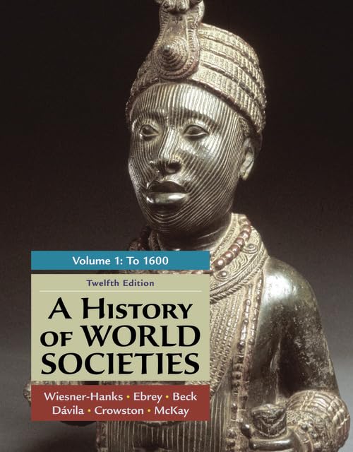 Cover of A History of World Societies, Volume 1