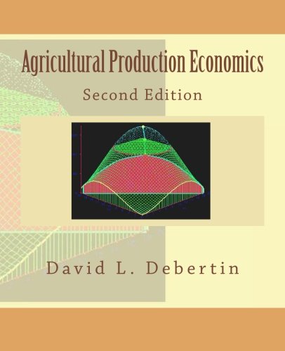 Cover of Agricultural Production Economics Second Edition
