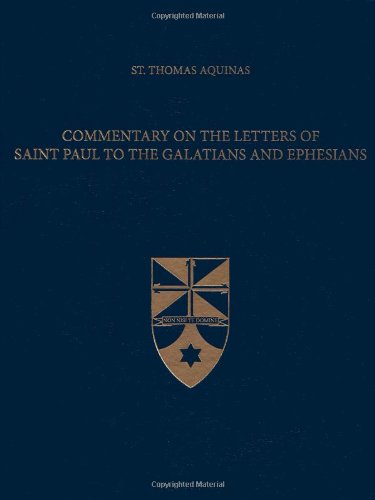 Cover of Commentary on the Letters of Saint Paul to the Galatians and Ephesians
