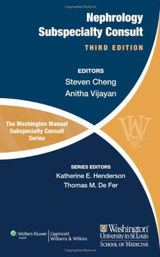 Cover of The Washington Manual of Nephrology Subspecialty Consult (Washington Manual: Subspecialty Consult)