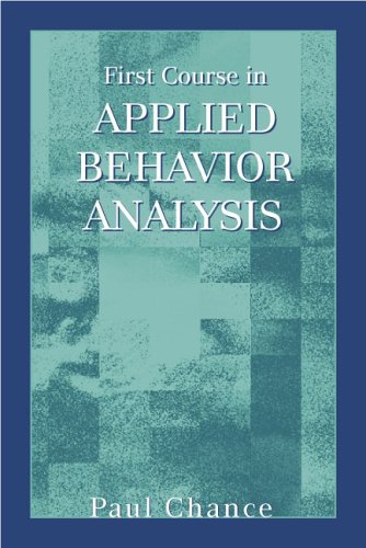 Cover of First Course in Applied Behavior Analysis
