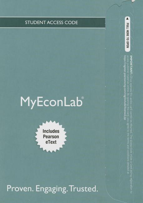 Cover of Mylab Economics with Pearson Etext -- Access Card -- For Economics Today