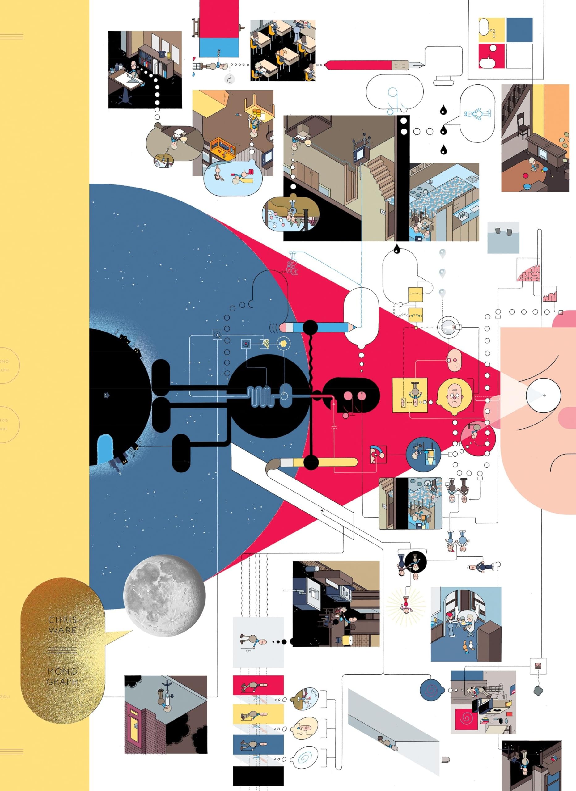 Cover of Monograph by Chris Ware